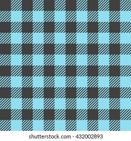 blue seamless gingham pattern background