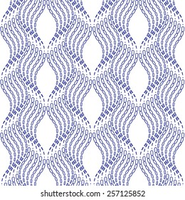 blue seamless graphic pattern  vector background. in Work Swatch