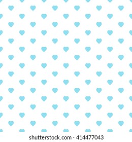 blue seamless heart pattern 