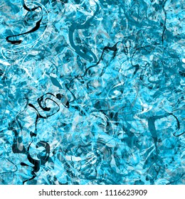 Blue seamless marble texture. Abstract vector background for web page, banners backdrop, fabric, home decor, wrapping