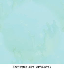 Océano azul sin foco. Pintura de vectores sutiles del mar. Fondo Del Resumen Del Mar. Fondo del Océano Verde. Se repite el degradado de color azul. Fondo transparente claro. Pintura de tinta de agua. Patrón Agua Elegante.