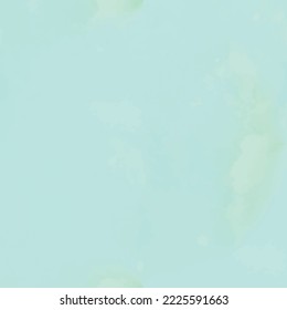 Blue Seamless Ocean. Water Ocean Background. Sea Abstract Background. Soft Watercolor Background. Green Ink Paint. Green Watercolor Gradient Ocean. Sea Modern Vector Painting. Blue Elegant Texture.