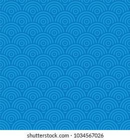 blue seamless pattern