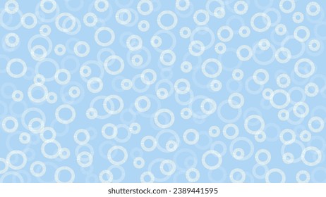 Blue seamless pattern with drops