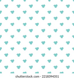 blue seamless pattern on a white background