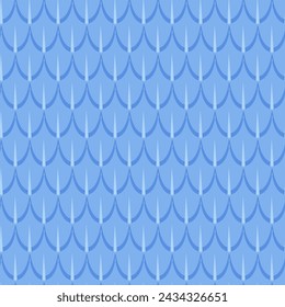 Blue seamless pattern sharp dinosaur skin