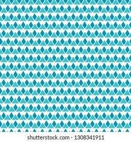 blue Seamless pattern with triangles as a symbol of mountains or water. geometric. vector