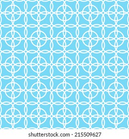Blue seamless pattern. Vector illustration for abstract aqua design. Endless texture can be used for fill, web page background, surface. Wallpaper with abstract waves.