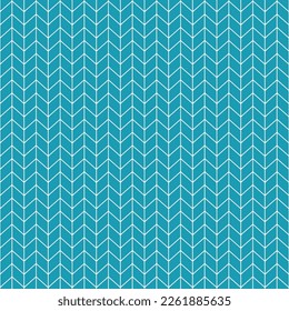 Blue seamless pattern with white woven design