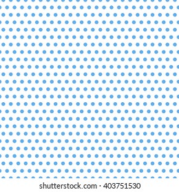 blue seamless polka dots pattern