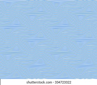 Blue Seamless Striped Wave Vintage Background. Vector illustration. 