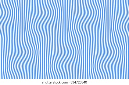 Blue Seamless Striped Wave Vintage Background. Vector illustration. 