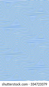 Blue Seamless Striped Wave Vintage Background. Vector illustration. 