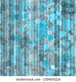 Blue seamless texture from circles and stripes. Abstract vector background for web page, banners backdrop, fabric, home decor, wrapping