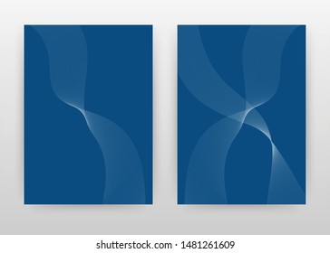 Blue seamless texture design for annual report, brochure, flyer, poster. Blue abstract background vector illustration for flyer, leaflet, poster. Business abstract A4 brochure template.