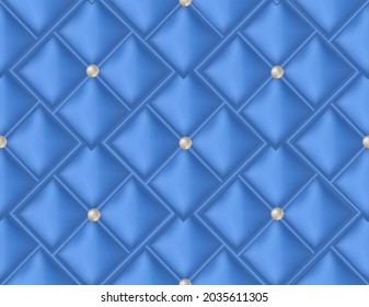 Blue seamless texture with pearls