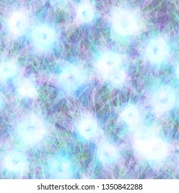 Blue seamless texture with. Soft floral pattern. Abstract vector background for web page, banners backdrop, fabric, home decor, wrapping