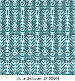 Blue Seamless Vector Pattern