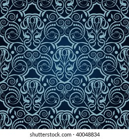 Blue seamless wallpaper
