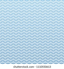 Blue seamless wavy line pattern, stylish design