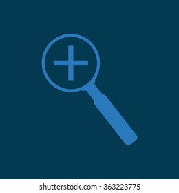 Blue Search Icon 