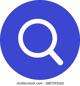 Búsqueda azul Optimizar Zoom Icono Conceptual