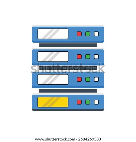 A blue server rack with white screens is a crucial element of modern IT infrastructure, enabling efficient data management and reliable network connectivity for businesses.
