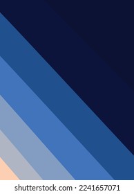 Blue shade sky midnight sky abstract art minimalism vector decorative painting design