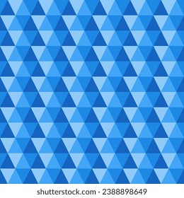 Blue shade triangle pattern background. Triangle pattern background. Triangle background. Seamless pattern. for backdrop, decoration, Gift wrapping