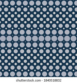 Blue shades modern abstract vector seamless pattern 