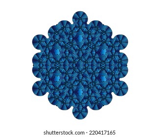 blue shapes