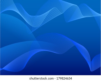 Blue Shapes Abstract Vector Background eps10