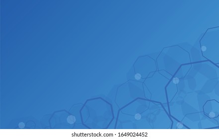 Blue shapes graphic vector illustration wallpaper background