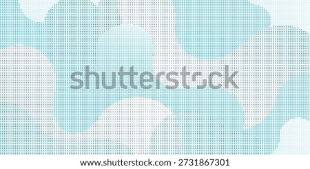Blue shapes on a white background, featuring a detailed grid pattern that adds texture and visual interest to the abstract composition