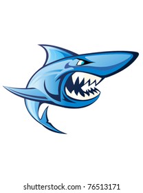 blue shark logotype