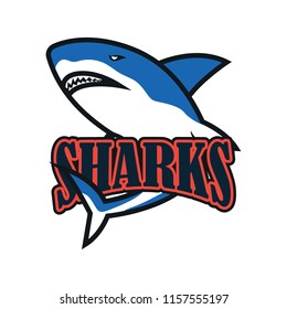 Shark Sport Logo Template Stock Vector (Royalty Free) 429599107