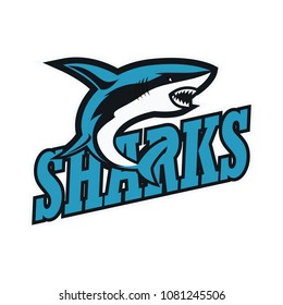 Shark Mascot Esport Logo Design Stock Vector (Royalty Free) 1586085118