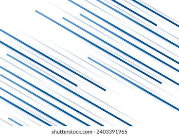 Blue sharp lines white background
