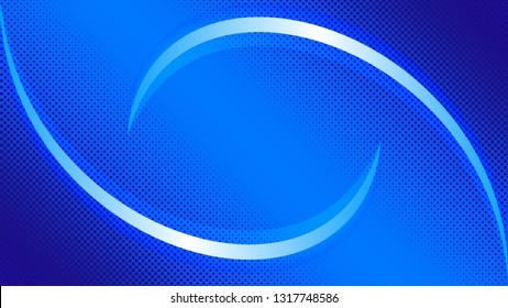 The blue sharp strips on the blue halftone pixel background.  