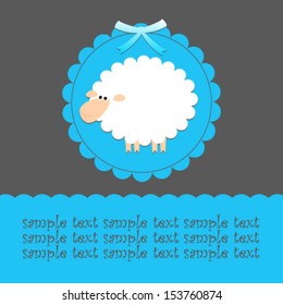 blue sheep card
