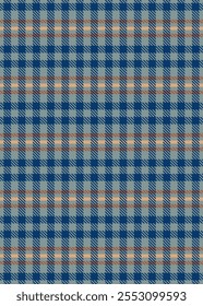 Blauer Schäfer-Check-Muster, Tartan-Check-Muster nahtlose Hintergrund Illustration Vektordaten