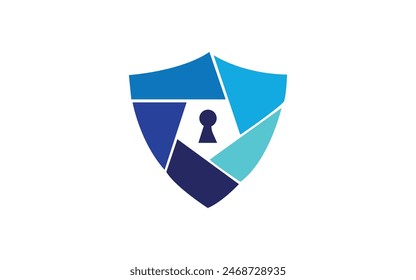 Diseño del logotipo de Blue Shield City Illusions 