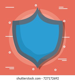 Blue shield design