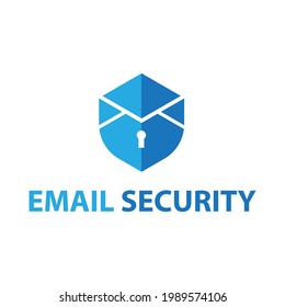 blue shield email security logo template
