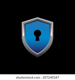 Blue shield lock