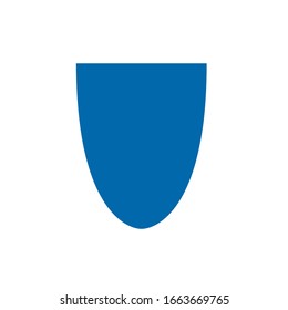 plantilla vectorial de diseño de logotipo de pantalla azul