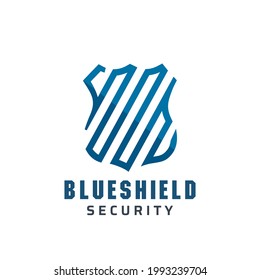 Blue Shield Security Logo Design.
