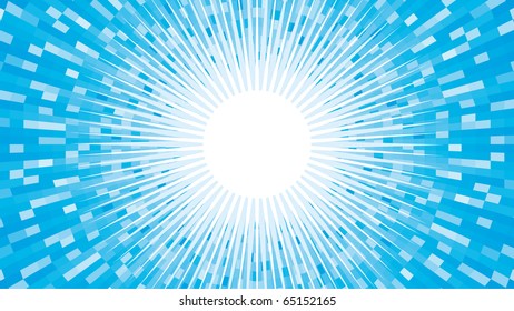 Blue shine Magic light background