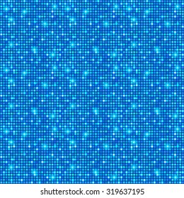 Blue Shining Dots Background. Network Concept. Shining Texture. Vector Illustration For Graphic Design. 