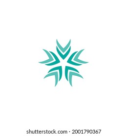 Blue shining star. Flat sticker icon isolated on white. Vector award illustration. Quality check. Certified medal. Approved stamp. Valid seal